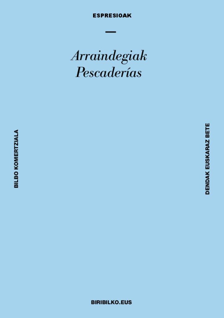 Vocabulario del sector de pescaderías (es-eu)