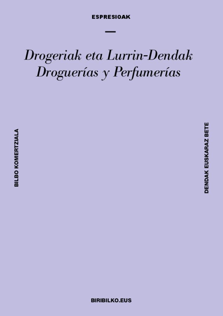 Vocabulario del sector de droguerías y perfumerías (es-eu)