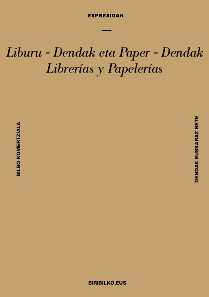 Vocabulario del sector de librerías y papelerías (es-eu)