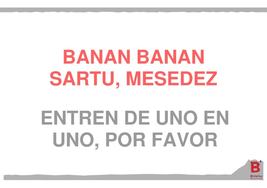 Banan banan sartu, mesedez