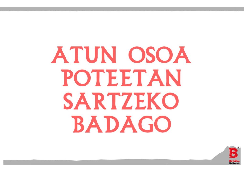 Atun osoa poteetan sartzeko (eu)