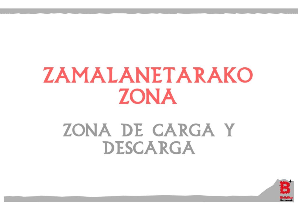 Zona de carga y descarga