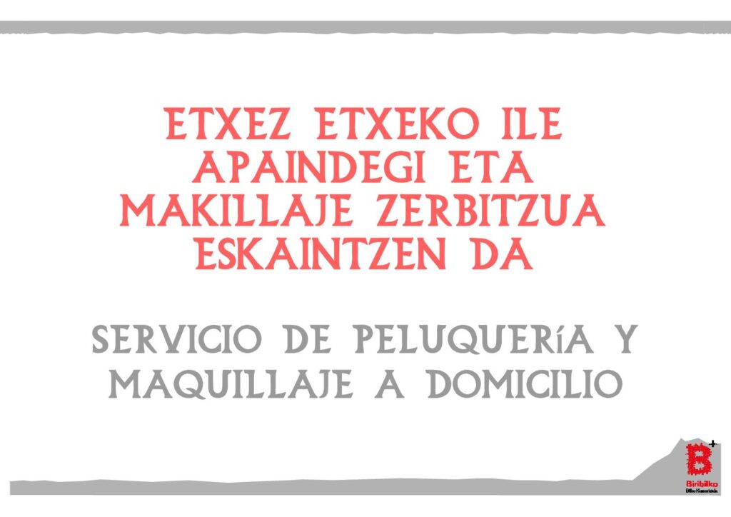 Servicio de peluquería y maquillaje a domicilio