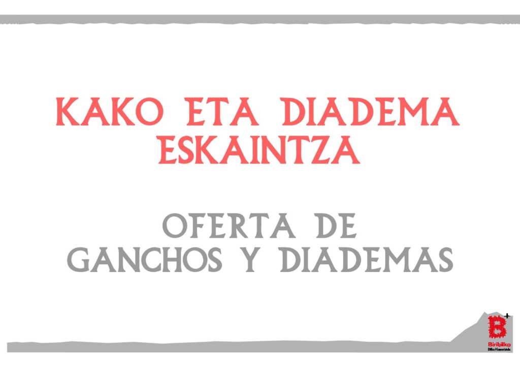 Kako eta diadema eskaintza