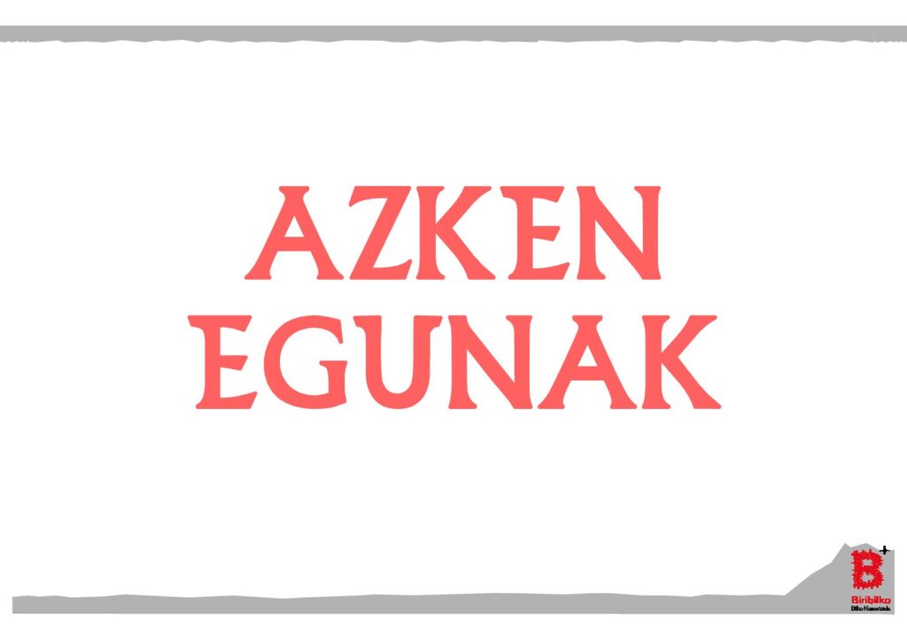 Azken egunak (eus)