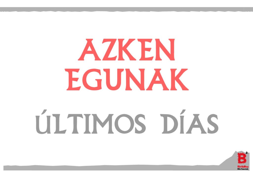 Azken egunak