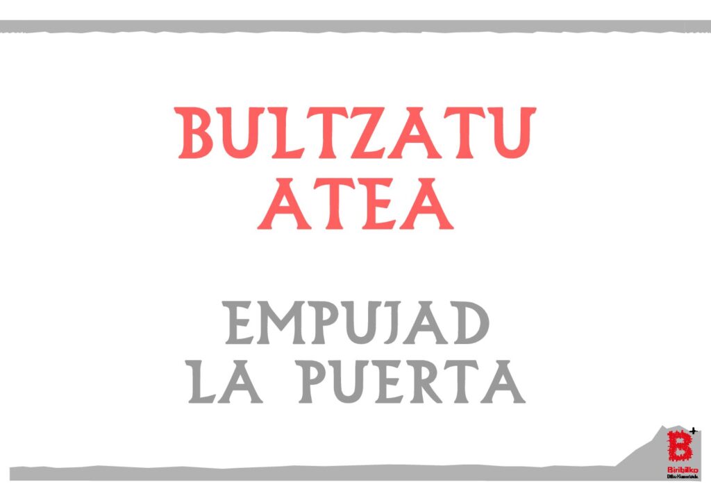 Bultzatu atea