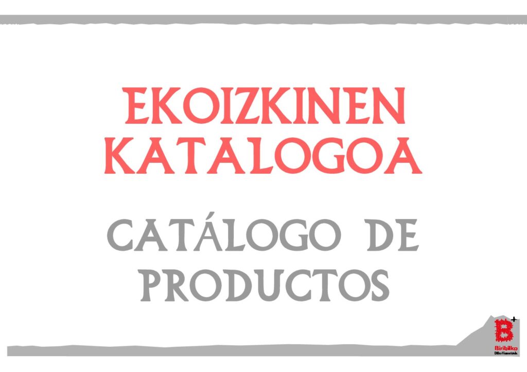 Ekoizkinen katalogoa