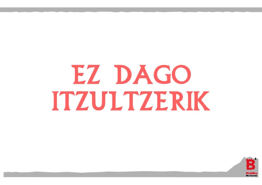 Ez dago itzultzerik (eus)