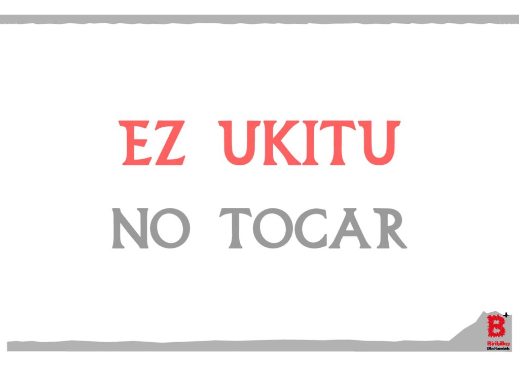 No tocar