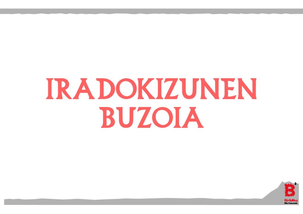 Iradokizunen buzoia (eus)