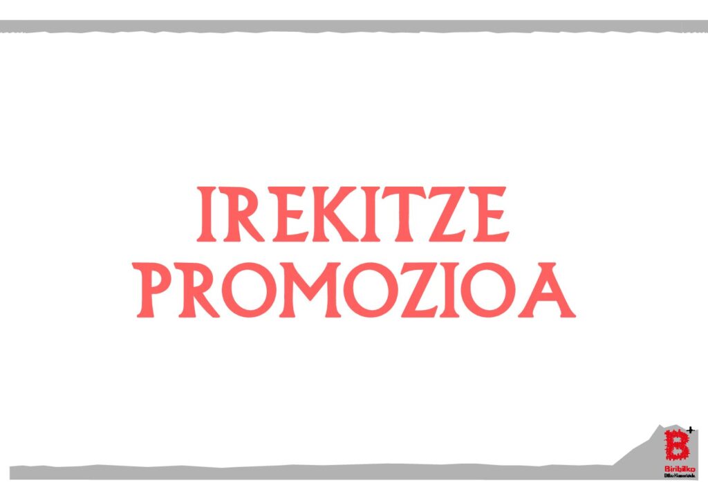 Irekitze promozioa (eu)