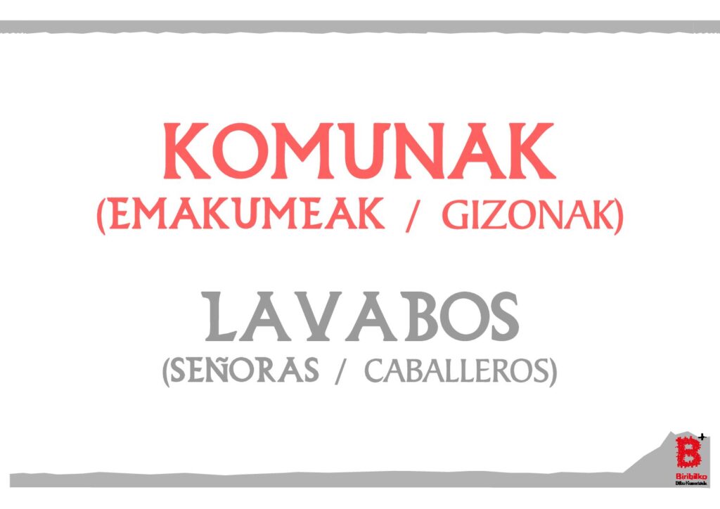 Komunak (emakumeak / gizonak)