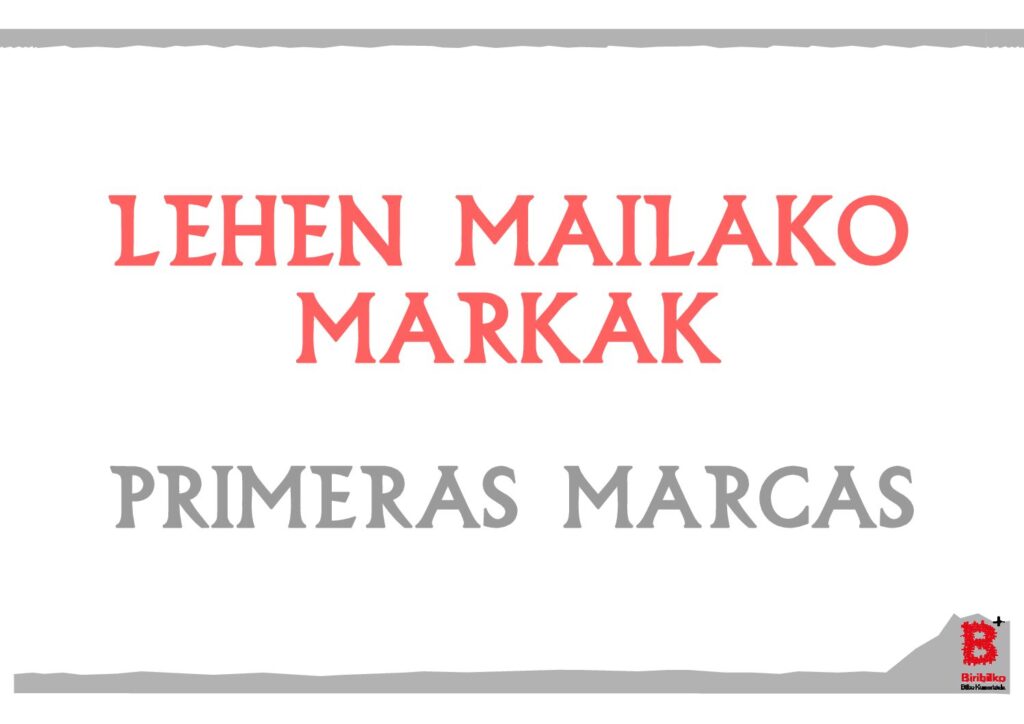 Lehen mailako markak