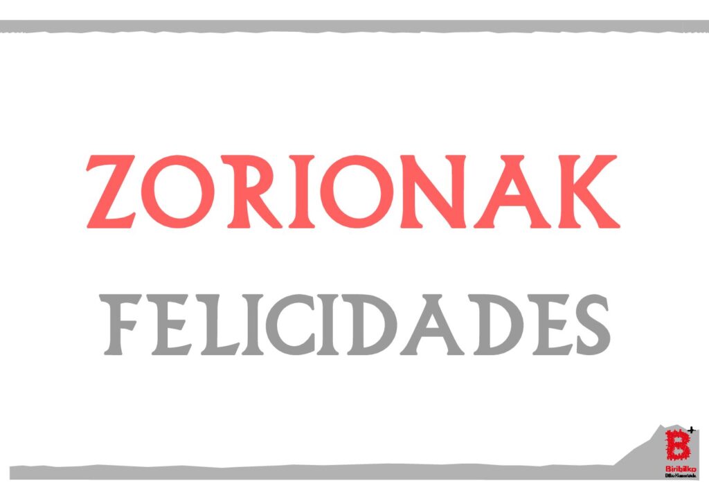 Zorionak