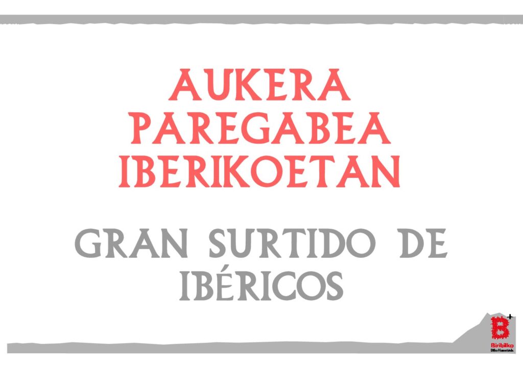 Aukera paregabea iberikoetan