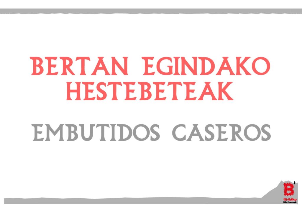 Bertan egindako hestebeteak