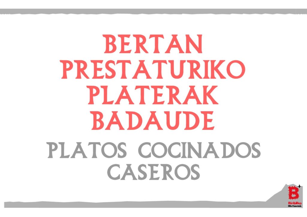 Platos cocinados caseros