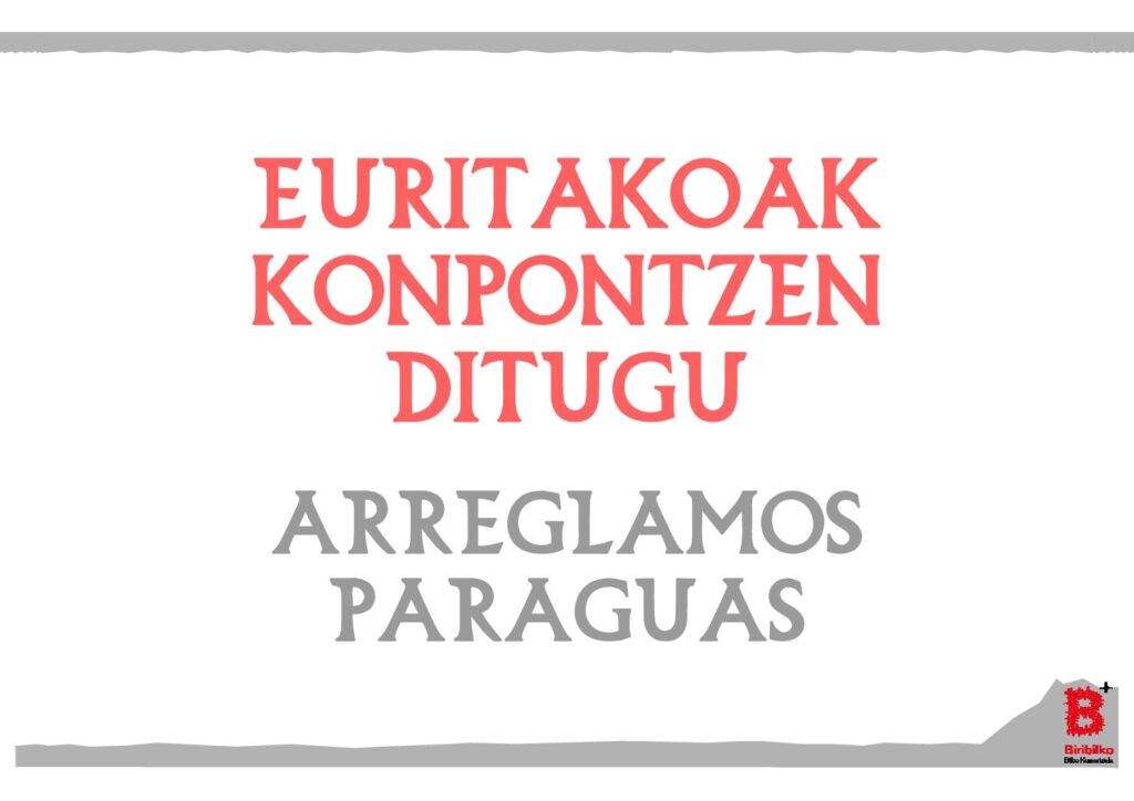 Arreglamos paraguas