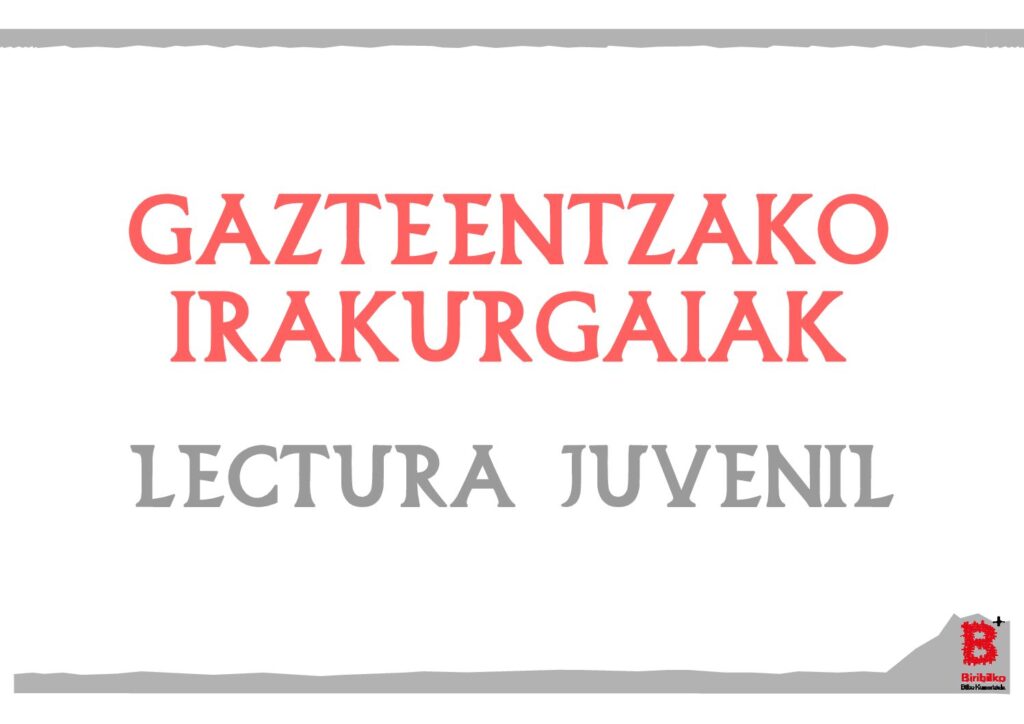 Gazteentzako irakurgaiak